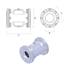 Пневматический клапан АКО VF 100 mm